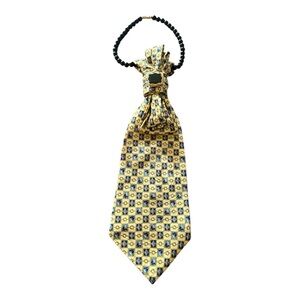 Sophisticated Yellow and Blue Patterned Tie